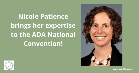 Nicole Patience presents at ADA Convention