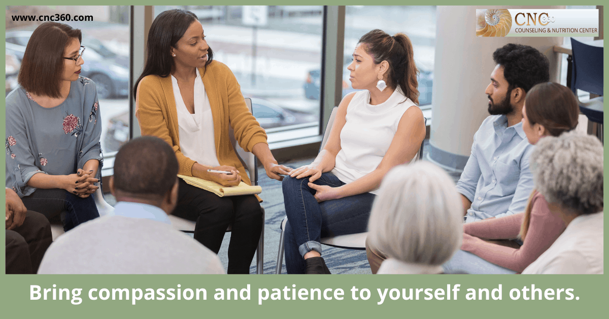 bring compassion to yourself and others during struggling times